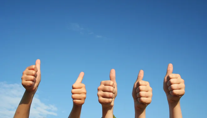 Hands giving okay sign