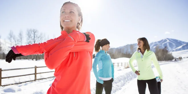 Running in the Winter.