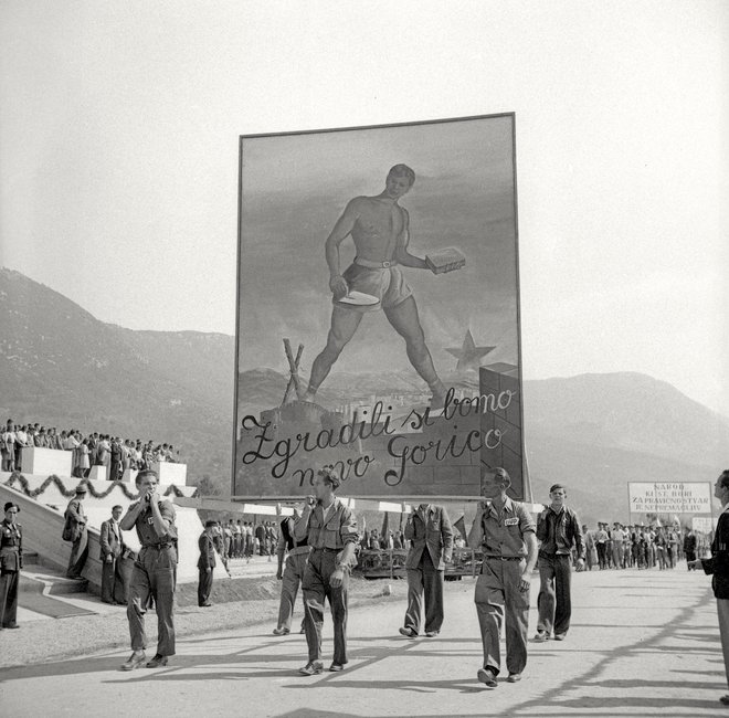 Festival ob priključitvi Primorske k matični domovini, Lijak, 21.9.1947 Foto Edi Šelhaus/muzej Novejše Zgodovine