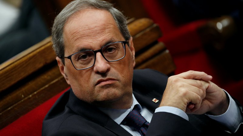 Fotografija: Katalonski predsednik Quim Torra
Foto: Albert Gea/Reuters