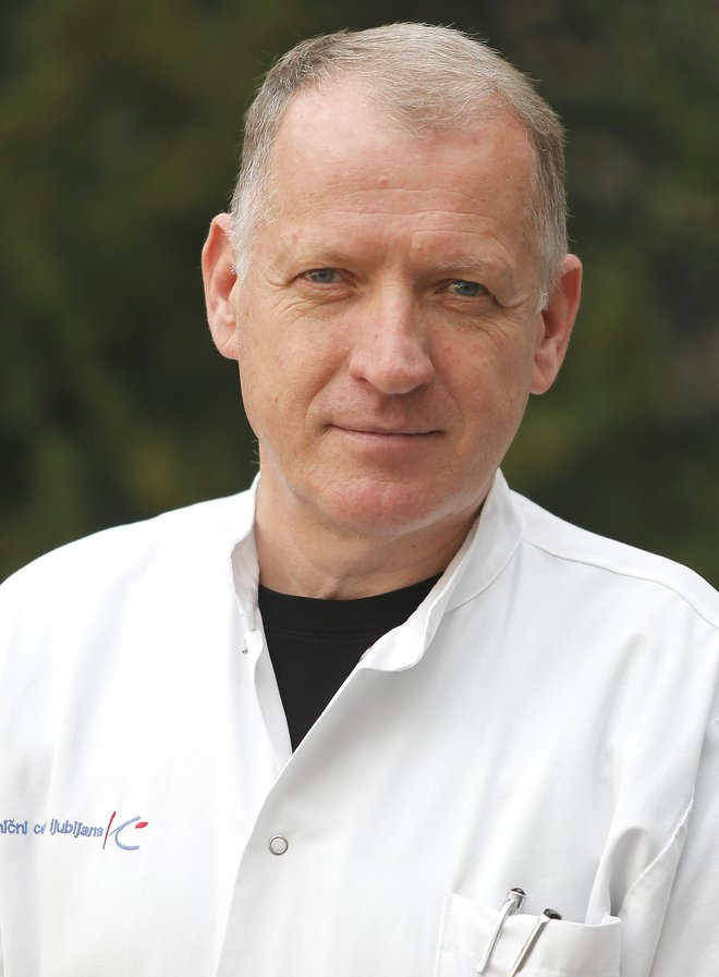 Prof. dr. Matjaž Jereb, zdravnik na Infekcijski kliniki UKC Ljubljana. Foto Aleš Černivec