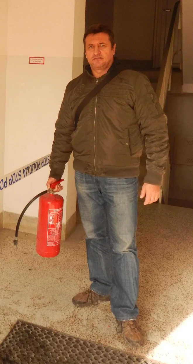 Branko Zupanc je storil največ:&nbsp;rešil je človeško življenje in v ta namen nevarnosti izpostavil tudi svoje. FOTO: Pu Novo Mesto