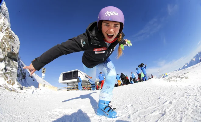 Mike Day pravi, da Mikaela Shiffrin kljub izjemni sezoni ne bo dosegla rekordnih 2414 točk Tine Maze. FOTO: Matej Družnik/Delo