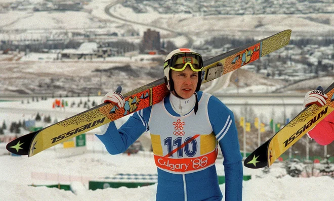 &raquo;Leteči Finec&laquo; je na skakalnicah in letalnicah osvojil vse, kar se je dalo. Razred zase je bil na olimpijskih igrah v Calgaryju leta 1988. FOTO: AFP