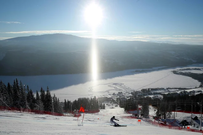&raquo;Ne, nisem bila jezna na Švedsko. Ko se je začelo prebujati jutro nad zasneženo pokrajino, sem pozabila na vse zaplete.&laquo; FOTO: Reuters