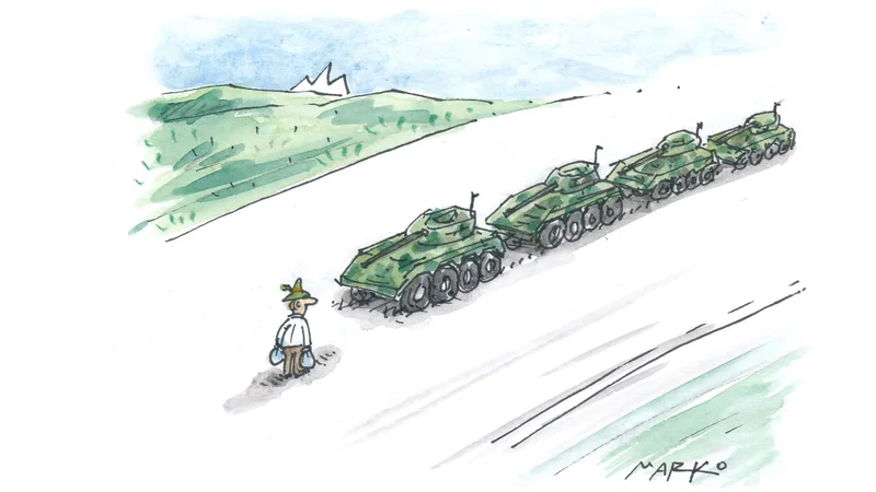 Karikatura: Marko Kočevar Foto M