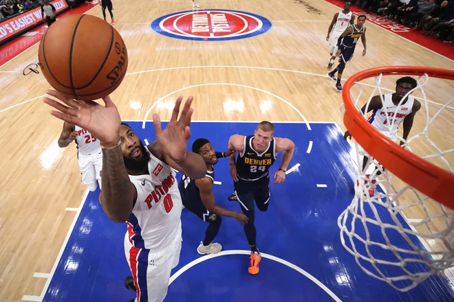 Andre Drummond je bil najučinkovitejši doslej v sezoni. FOTO: Gregory Shamus/AFP