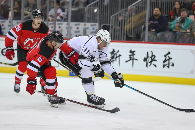Anže Kopitar je prispeval pomemben delež k novi zmagi Los Angelesa. FOTO: Reuters