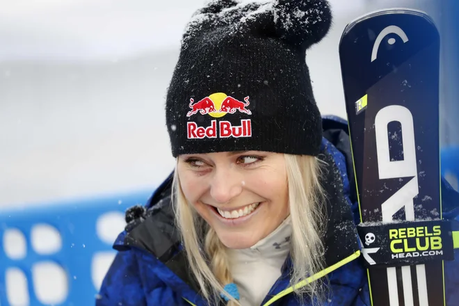 Lindsey Vonn je kombinacijski smuk izkoristila le za trening pred nedeljskim smukom, na katerem bo končala kariero. FOTO: Leonhard Foeger/Reuters