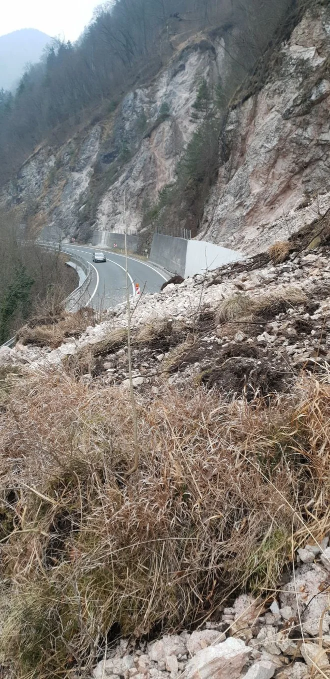 Podor na cesti Trbovlje-Zagorje: FOTO: Pavle Hevka