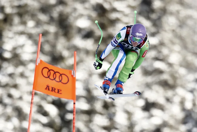 Filip Gartner je prepričan, da je Štuhčevi prav prišel tudi 2. čas v kombinacijskem smuku. FOTO: Christian Hartmann/Reuters