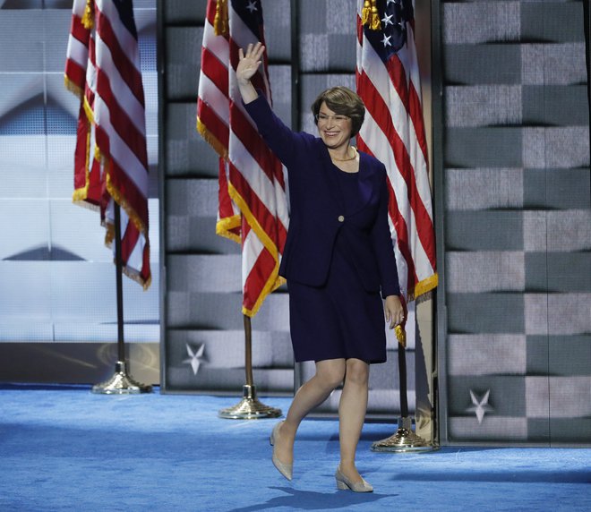 Senatorka Amy Klobuchar ima belokranjske korenine. Foto Reuters