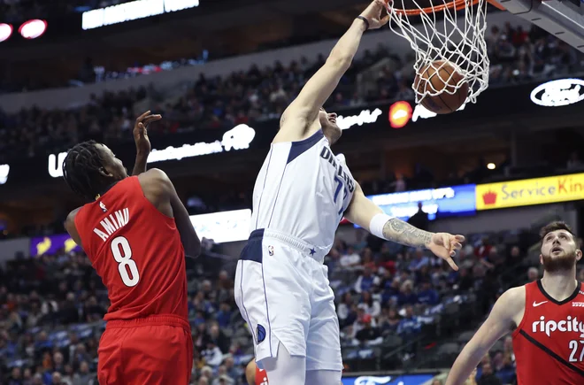 Slovenski as je 10 od 28 točk dosegel v zadnji četrtini. FOTO: Kevin Jairaj/Usa Today Sports