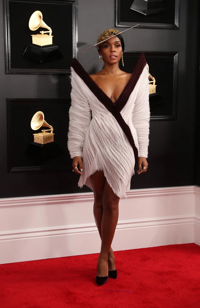 Janelle Monáe v kreaciji Jeana Paula Gaultiera Foto Reuters