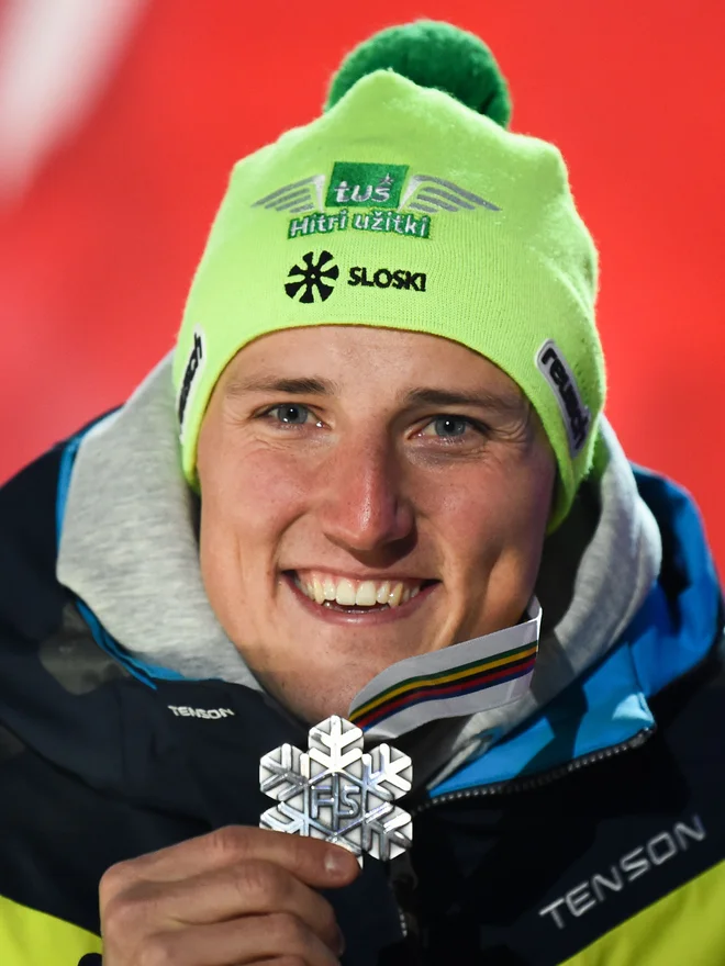 Včeraj je Štef slovenskemu smučanju zagotovil 23. kolajno na SP.<br />
FOTO: Jonathan Nackstrand/AFP