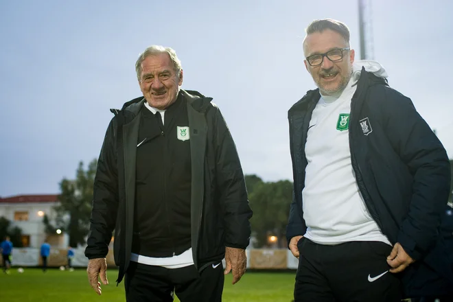 Milan Mandarić (levo) je v Fabijanu Komljenoviću morda našel moža, ki lahko ustavi vsiljive menedžerje. FOTO: NK Olimpija/SPS