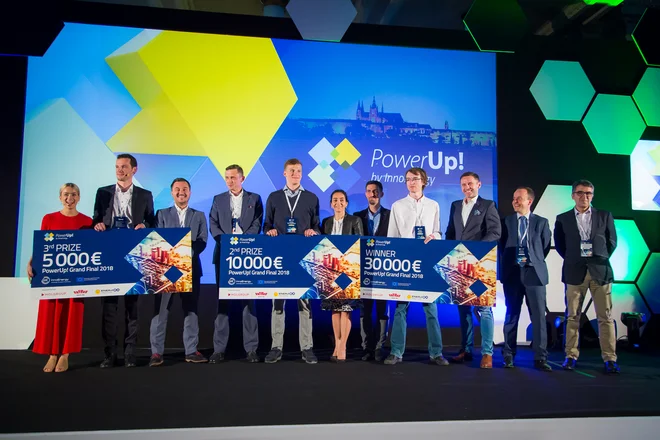 Lanski finalisti tekmovanja za zagonska podjetja. FOTO: InnoEnergy