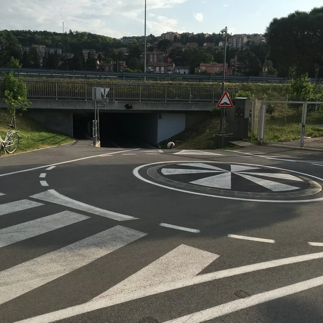 Krožišče pri semedelskem podhodu FOTO: Mestna občina Koper