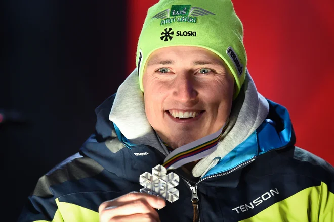 Štefan Hadalin bo morda šel v zgodovino alpskega smučanja kot eden od zadnjih osvajalcev kolajne v smučarski kombinaciji. FOTO: AFP