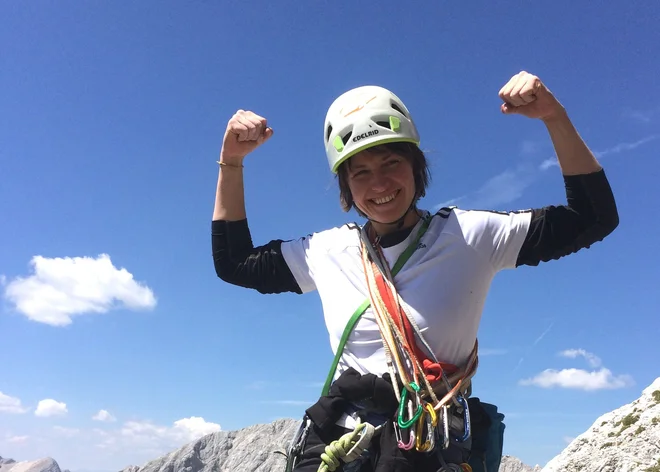 Marija Jeglič je ena najperspektivnejših domačih plezalk. FOTO: Arhiv FGF