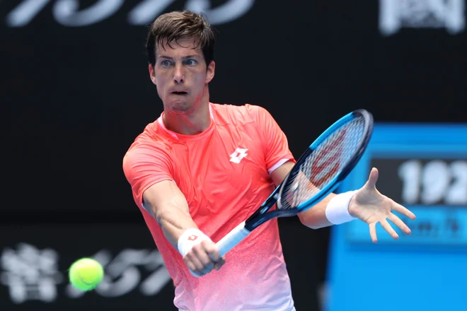 Aljaž Bedene ima še dolgo pot do ponovitve lanskega dosežka. FOTO: Lucy Nicholson/Reuters