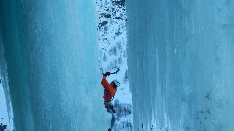 Fotografija: Val di Cogne, Italija, objem ledu FOTO: Janez Svoljšak