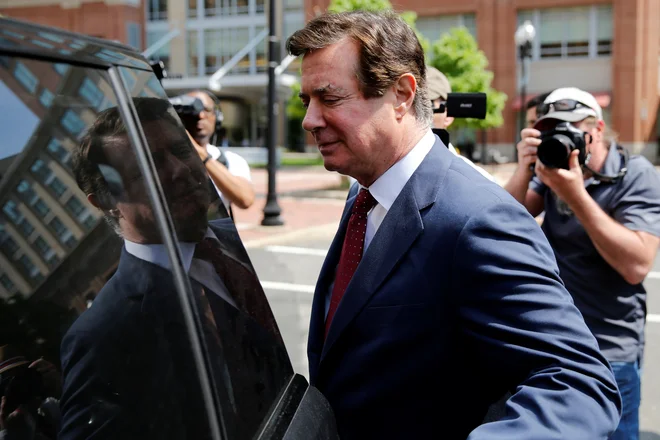 Zvezno sodišče je potrdilo, da je Paul Manafort zavestno lagal tudi po priznanju krivde in dogovoru s preiskovalci, da bo govoril resnico. FOTO: Reuters