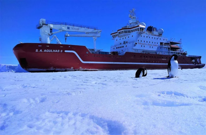 Pobegniti pa je morala tudi moderna odprava. Foto Weddell Sea Expedition 2019