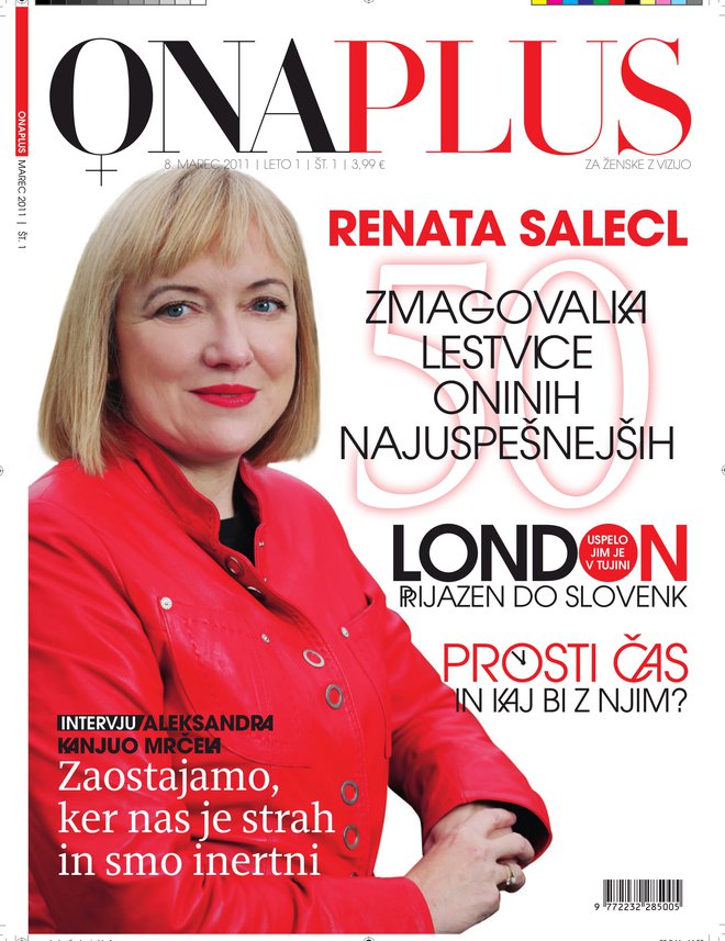 Prva naslovnica One Plus, 8. marca 2011.
