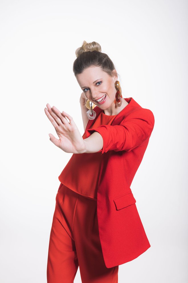 Ajda Smrekar bo vodila letošnji izbor za Pesem Evrovizije. FOTO: David Lotrič