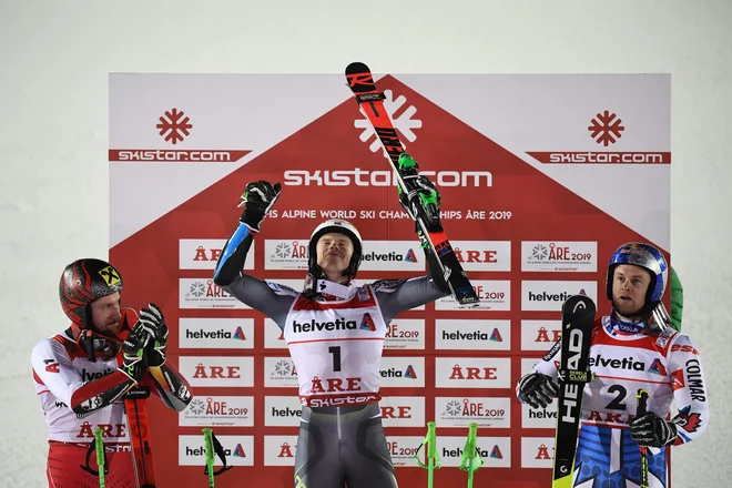 Henriku Kristoffersenu se je odvalila skala od srca. FOTO: Jonathan Nackstrand/AFP