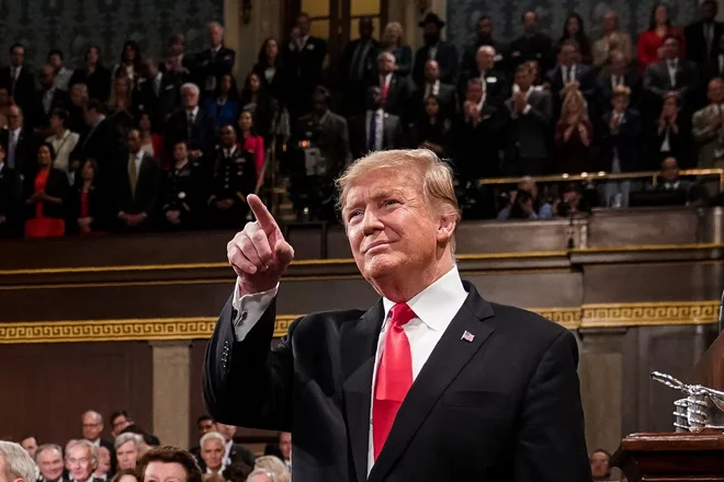 Podpore stranke ne bo imel, saj se je ta že odločila, da bo podprla le enega kandidata, predsednika ZDA Donalda Trumpa. FOTO: Doug Mills/Afp
