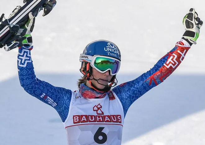 Slovakinja Petra Vlhova čerto čez SP potegnila še s tretjo kolajno. FOTO: AFP.