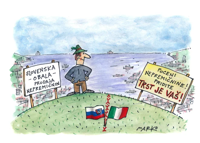 V Trst ali v Koper? Foto Marko Kočevar