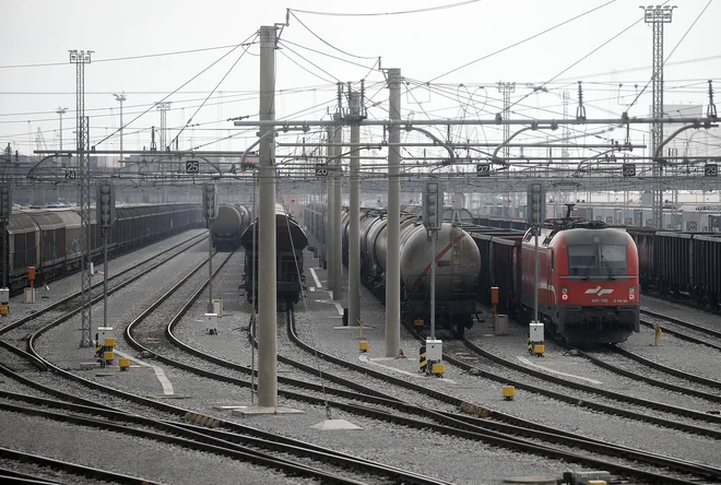 V Sloveniji poteka za 714 milijonov evrov investicij v železnico brez vsakršnih pomislekov. Foto Blaž Samec