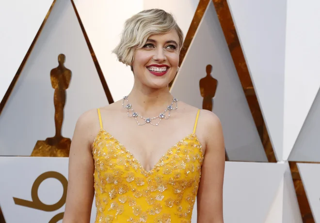 Greta Gerwig, lanska prejemnica oskarja za režijo. FOTO: Reuters