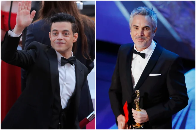 Rami Malek in Alfonso Cuaron FOTO: Reuters