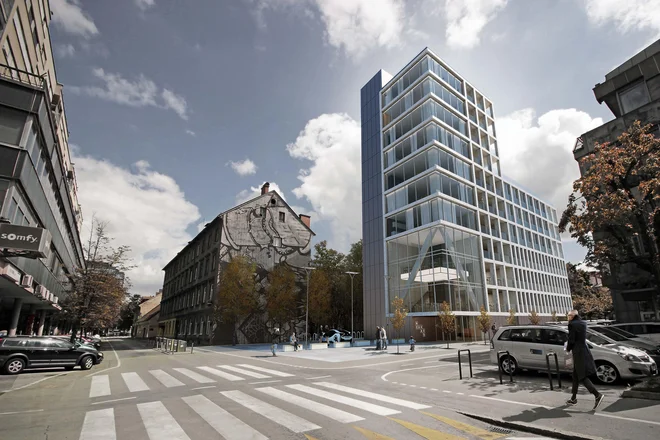 Pogled na glavni vhod.<br />
<br />
Projektanti: Arhitektura2211, BDP d.o.o. in Kosi in partnerji, d.o.o.; Ana Cesar, Peter Cesar, Ana Kosi, Ognen Arsov, Bine Tekavec<br />
<br />
FOTO: Arhitektura2211