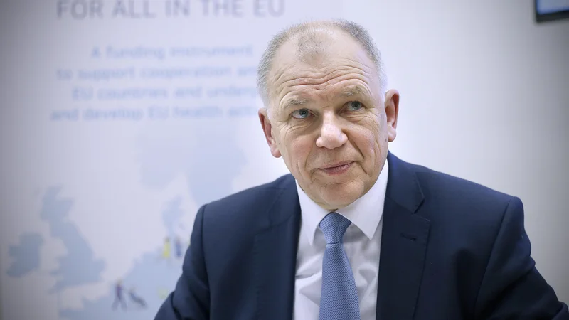 Fotografija: EU je uspelo vzpostaviti sistem zagotavljanja varne hrane, ki je eden izmed najboljših na svetu, pravi Vytenis Andriukaitis. FOTO: Blaž Samec