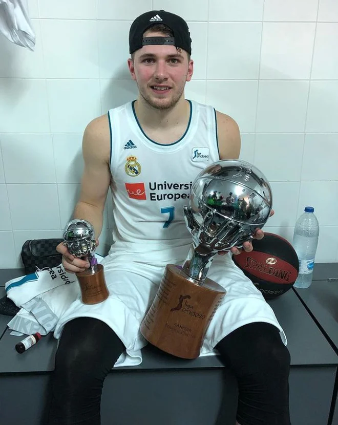 Luka Dončić je z madridskim Realom lani osvojil vse, kar se je osvojiti dalo v Evropi. Bo tako uspešen tudi v ZDA? FOTO: Instagram L.d.