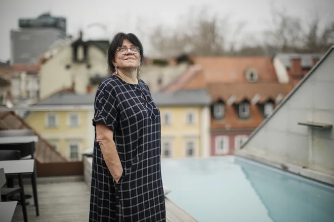 &raquo;Zidovi v moji glavi so naenkrat izginili, kot da jih nikoli ni bilo,&laquo; pravi Tatjana Tolstoj. Foto Uroš Hočevar