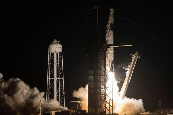 SpaceXov falcon 9 Foto Jim Watson AFP