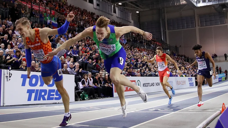 Fotografija: Luka Janežič je žal spet ostal brez odličja, FOTO: Reuters