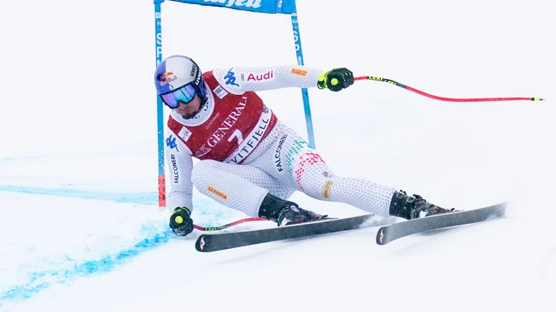 Fotografija: Dominik Paris je ponovil podvig iz Bormia. FOTO: Erik Johansen/AFP