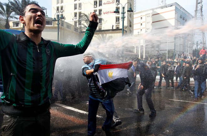 Vstaja v Egiptu leta 2011. <br />
FOTO: Yannis Behrakis/Reuters