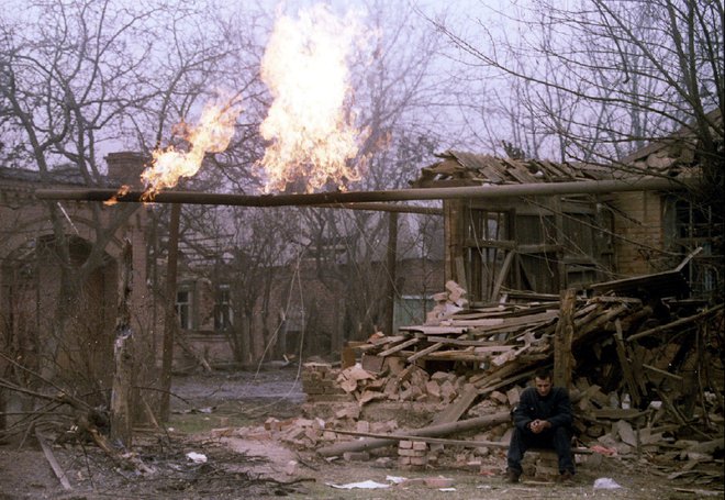 Čečenija 2. januarja 1995. FOTO: Yannis Behrakis/Reuters