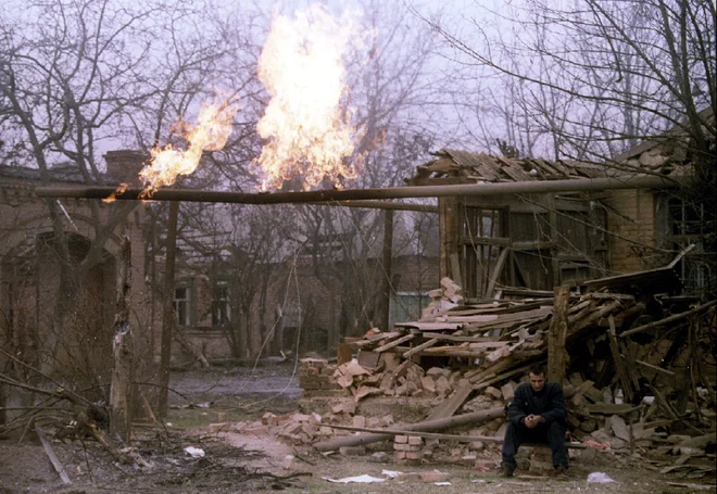 Čečenija 2. januarja 1995. FOTO: Yannis Behrakis/Reuters
