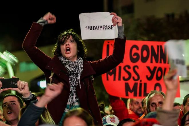 Čeprav so tokratni protesti državljanov najbolj množični v zgodovini Črne gore, ni verjetno, da bodo sprožili spremembe. FOTO: Stevo Vasiljević/Reuters