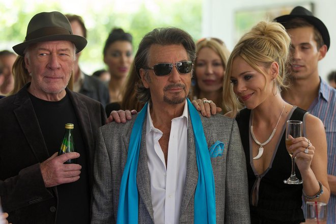 Christopher Plummer, Al Pacino, Katarina Čas v filmu Danny Collins. Foto Hopper Stone