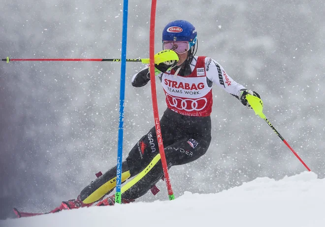 Mikaela Shiffrin ni ničesar prepustila naključju. FOTO: Michal Cizek/AFP